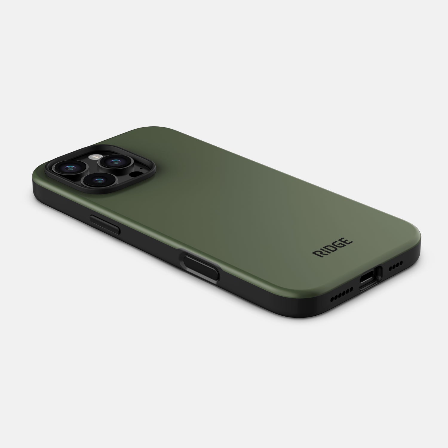 Ridge Phone Case - Matte Olive - iPhone 16 Pro Max - Image 4