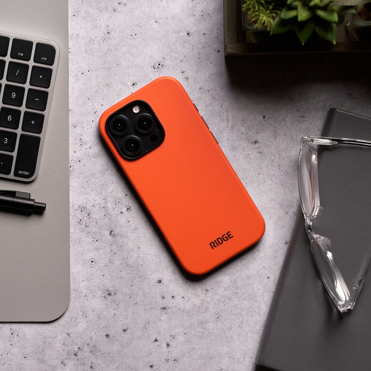Ridge Phone Case - Basecamp Orange - iPhone 16 Pro Max - Image 5